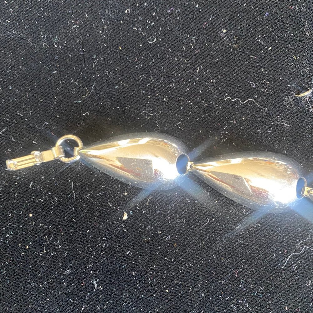 Classic elegant silver-tone bracelet